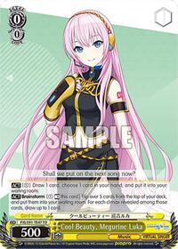 Cool Beauty, Megurine Luka (PJS/S91-TE47 TD) card