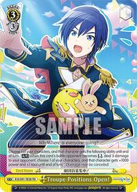Troupe Positions Open! (PJS/S91-TE58 TD) card