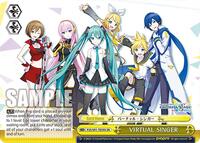 VIRTUAL SINGER (SR) (PJS/S91-TE59S SR) (PJS/S91-TE59S SR) card