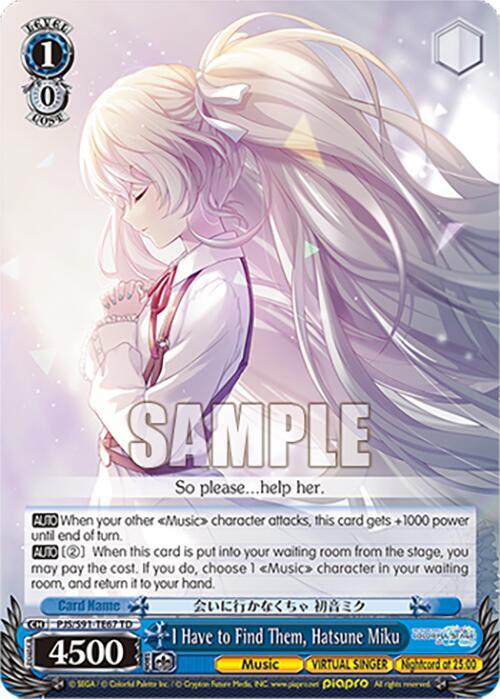 I Have to Find Them, Hatsune Miku