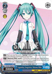 Legendary Songstress, Hatsune Miku (PJS/S91-TE69 TD) (PJS/S91-TE69 TD) card