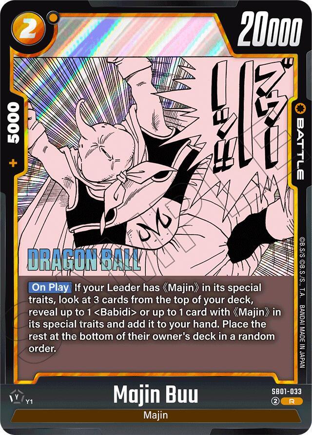 Majin Buu - Manga Booster 01 - Dragon Ball Super: Fusion