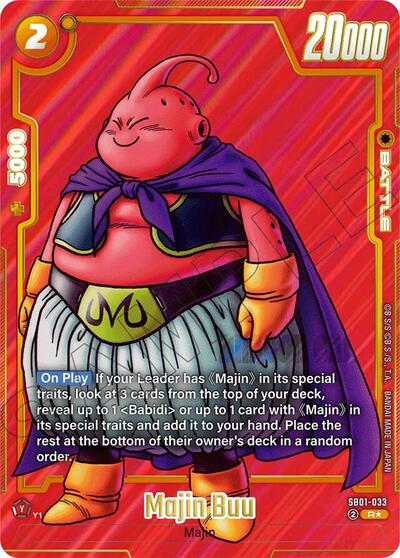 Majin Buu (Alternate Art) card