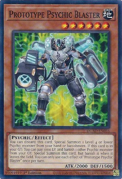 Prototype Psychic Blaster - Duelist's Advance - YuGiOh - TCGplayer.com