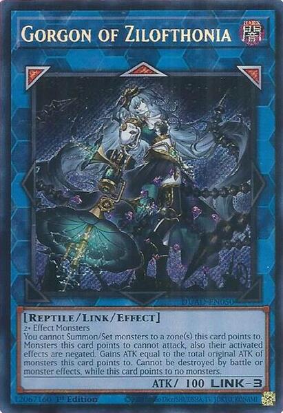 遊戯王 DUAD-EN050 麗しき磁律機壊 Gorgon of Zilofthonia (英語版 1st Edition スターライトレア) Duelist’s Advance 639387_in_600x600.jpg
