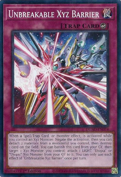 Unbreakable Xyz Barrier - Duelist's Advance - YuGiOh - TCGplayer.com