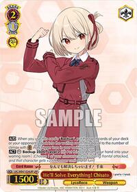 We'll Solve Everything! Chisato (LRP) (LRC-WE47-E24LRP LRP) card