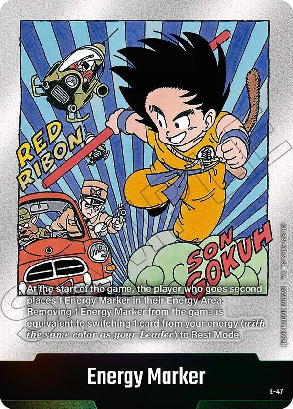 ドラゴンボールMANGABOOSTER01 エナジーマーカー E-47⭐︎ Energy Marker (E-47) - Fusion World Energy Markers - Dragon