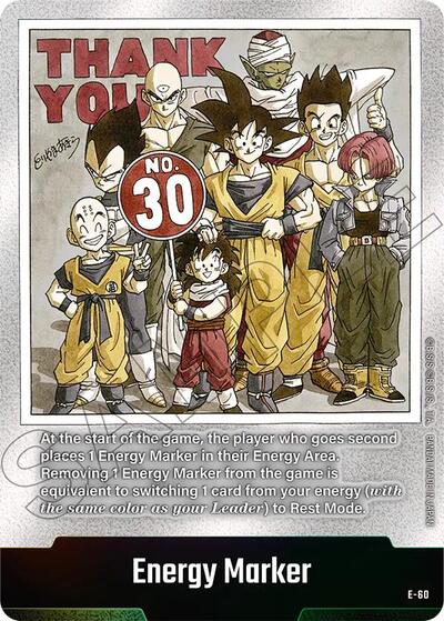 Energy Marker (E-60) Fusion World Energy Markers None Dragon Ball card — value and price