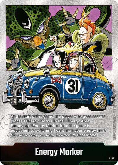 Energy Marker (E-61) Fusion World Energy Markers None Dragon Ball card — value and price