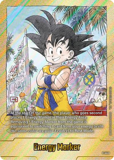 Energy Marker (E-44) (Gold) Fusion World Energy Markers None Dragon Ball card — value and price