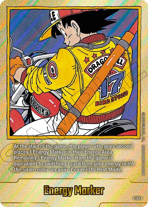 ドラゴンボール　エナジーマーカー　E-52★ 金 ドラゴンボール フュージョンワールド エナジーマーカー 金 E52