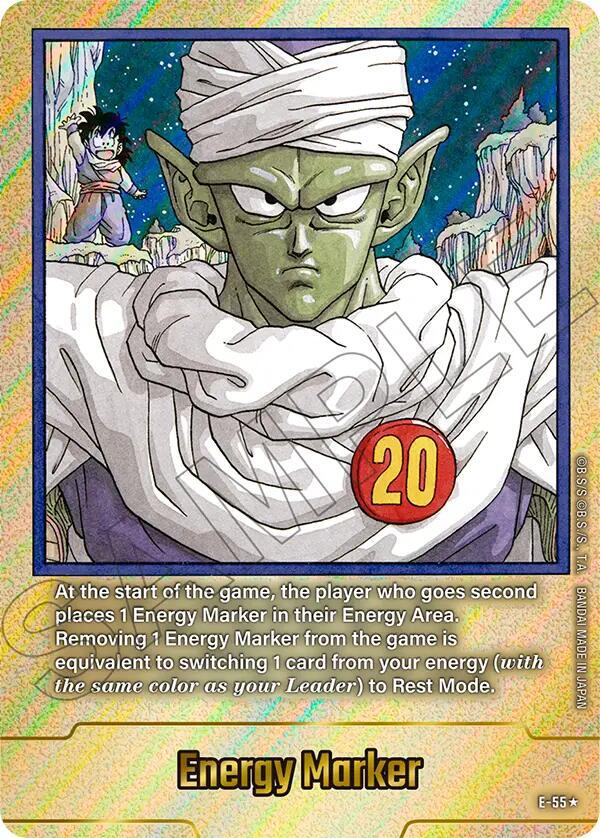 Energy Marker (E-55) (Gold) - Fusion World Energy Markers - Dragon