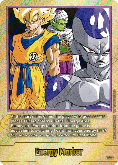 Energy Marker (E-57) (Gold) Fusion World Energy Markers None Dragon Ball card — value and price