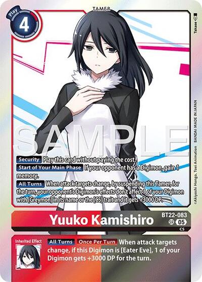 Yuuko Kamishiro card