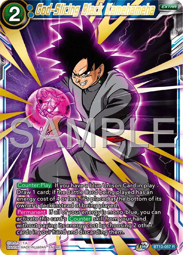 God-Slicing Black Kamehameha (Reprint) #BT10-057 — Expansion Deck Box Set 25: Premium Anniversary Box 2025
