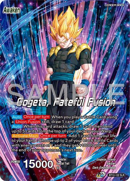 Son Goku & Vegeta // Gogeta, Fateful Fusion (Reprint) - Expansion