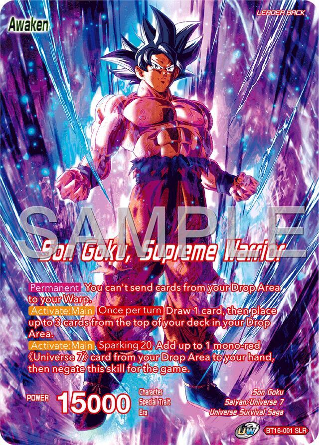 Son Goku // Son Goku, Supreme Warrior (Reprint) - Expansion Deck