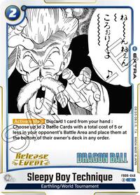 Sleepy Boy Technique - Manga Booster 01 Release Event Cards