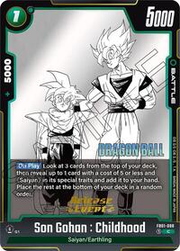 Son Gohan : Childhood (Manga Booster 01 Release Event Cards)