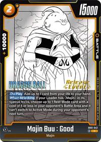 Majin Buu : Good - SB01-042 - Manga Booster 01 Release Event Cards
