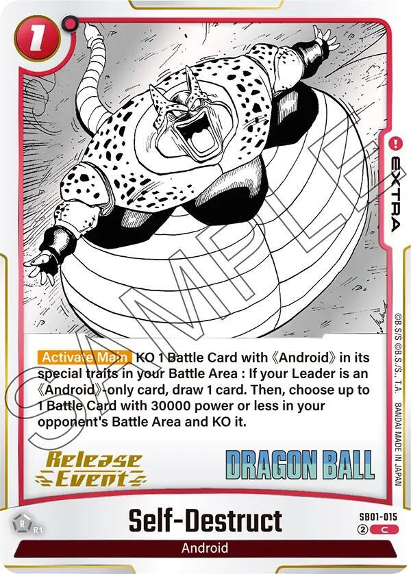 Self-Destruct - Manga Booster 01 Release Event Cards - Dragon Ball