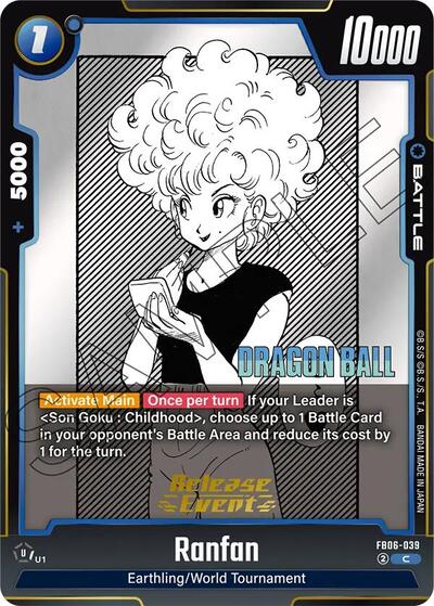 Ranfan Manga Booster 01 Release Event Cards card price