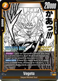 Vegeta - FB04-088 - Manga Booster 01 Release Event Cards