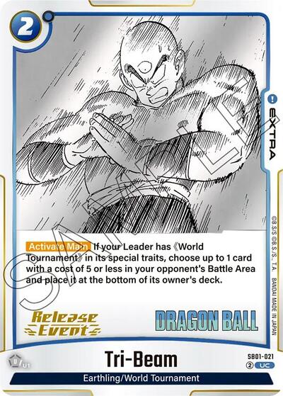 Tri-Beam Manga Booster 01 Release Event Cards card price