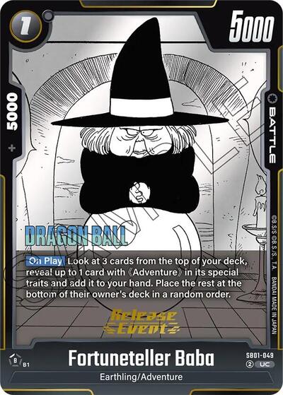 Fortuneteller Baba Manga Booster 01 Release Event Cards card price
