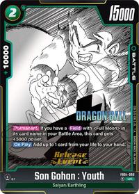 Son Gohan : Youth (Manga Booster 01 Release Event Cards)