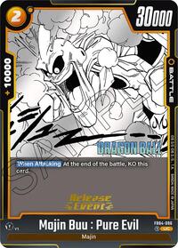 Majin Buu : Pure Evil - FB04-096 - Manga Booster 01 Release Event Cards - Dragon Ball Fusion World card