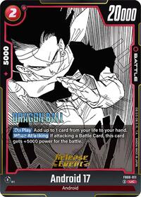 Android 17 - FB06-011 - Manga Booster 01 Release Event Cards