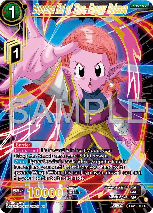 Supreme Kai of Time, Energy Release - Expansion Deck Box Set 25