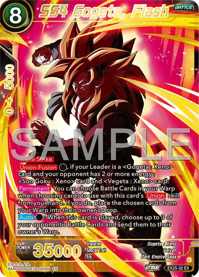 SS4 Gogeta, Flash - Expansion Deck Box Set 25: Premium Anniversary