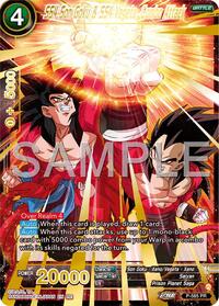 SS4 Son Goku & SS4 Vegeta, Combo Attack (Premium Anniversary Box 2025) card art