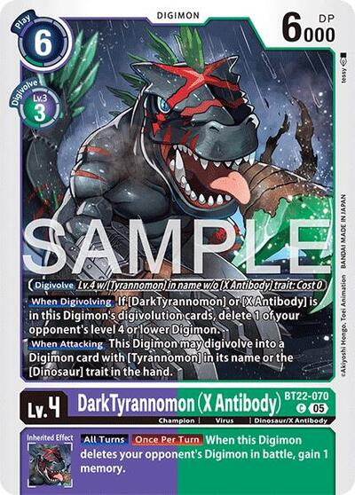 Dark Tyrannomon X Antibody