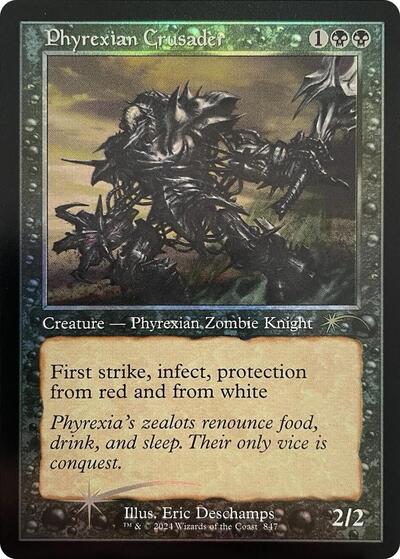 Phyrexian Crusader Retro Frame