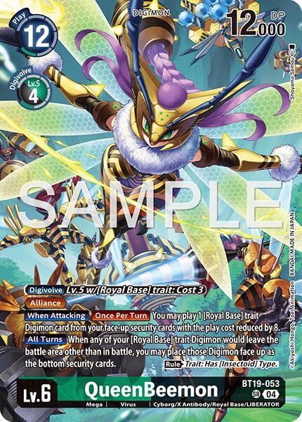 QueenBeemon Digimon Liberator Debuggers Set (Foil)