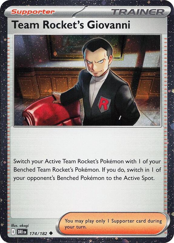 Team Rocket's Giovanni (Cosmos Holo) 174/182 from Miscellaneous Cards & Products