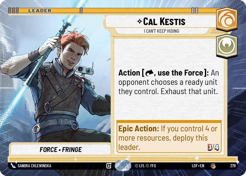 その他 SWU Cal Kestis Showcase Cal Kestis Showcase Reveal