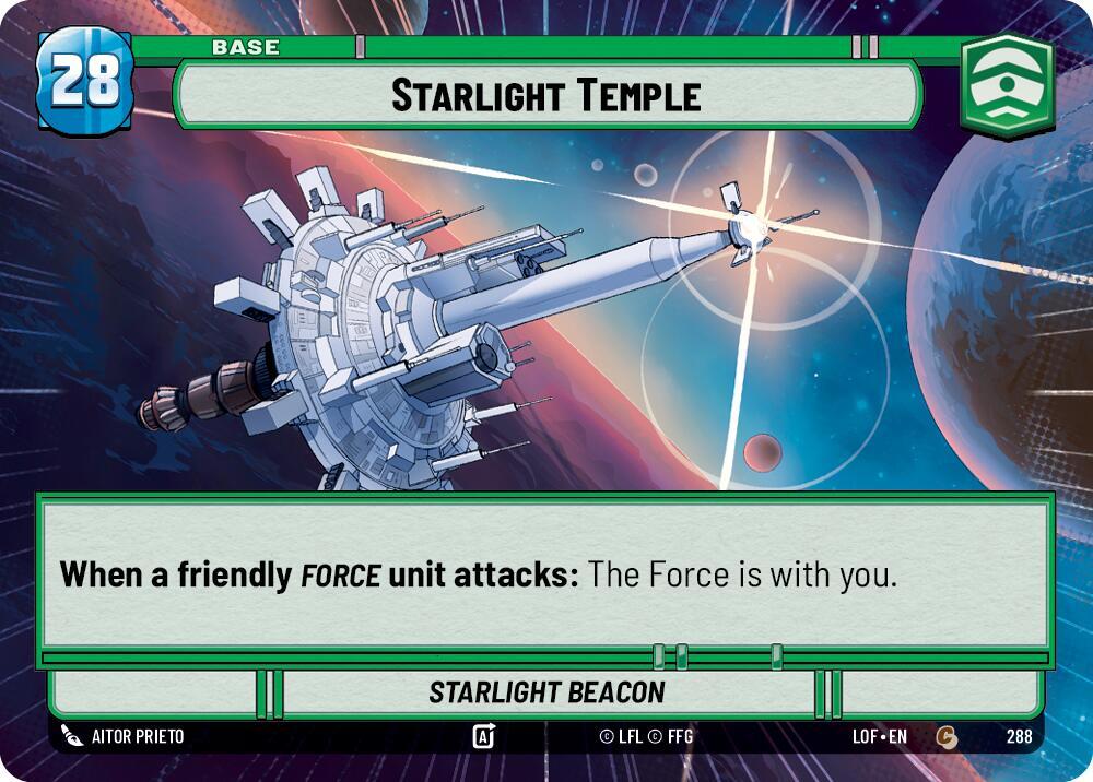 Starlight Temple // Force (Hyperspace) 288 // T06 card