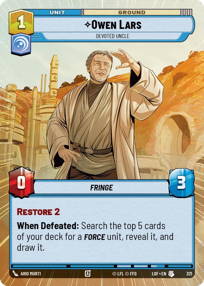 Owen Lars 321 card