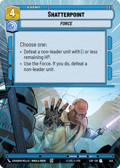Shatterpoint (Hyperspace) card