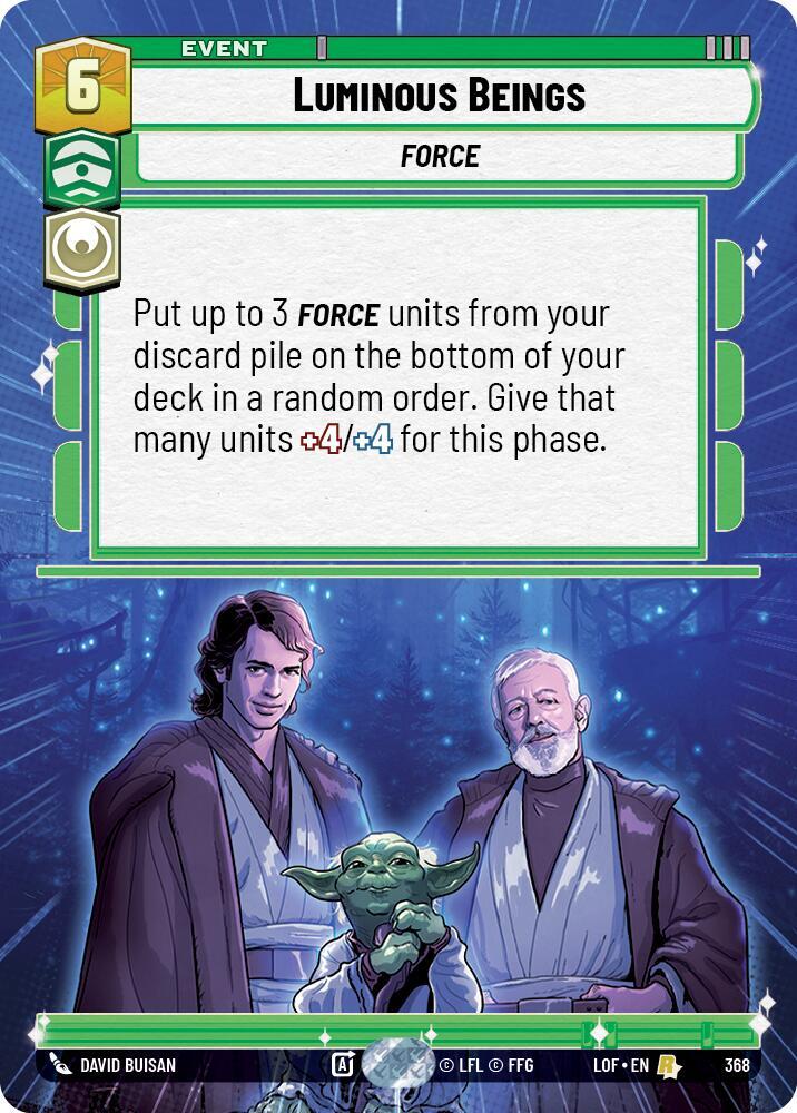 Luminous Beings (Hyperspace) 368 card