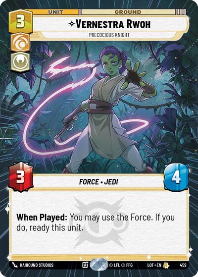 Vernestra Rwoh - Precocious Knight (Hyperspace) card