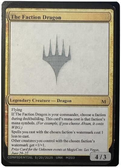 The Faction Dragon