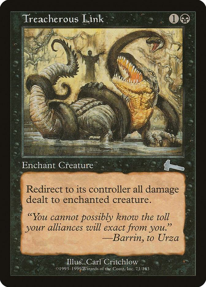 Treacherous Link - Urza's Legacy - Magic: The Gathering