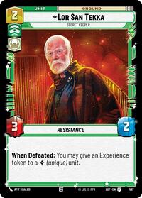 Lor San Tekka - Secret Keeper (Foil)