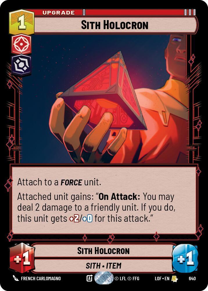 Sith Holocron (Foil) 640 card